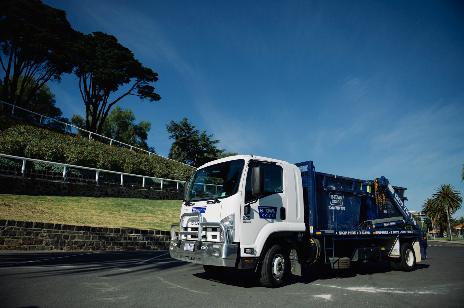 skip bin truck in Geelong